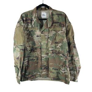 US Army Military Combat Uniform Coat Camo Medium Long